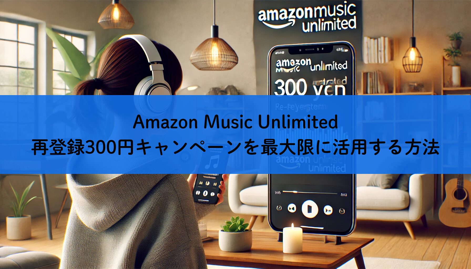 Amazon Music Unlimited再登録300円キャンペーンを最大限に活用する方法