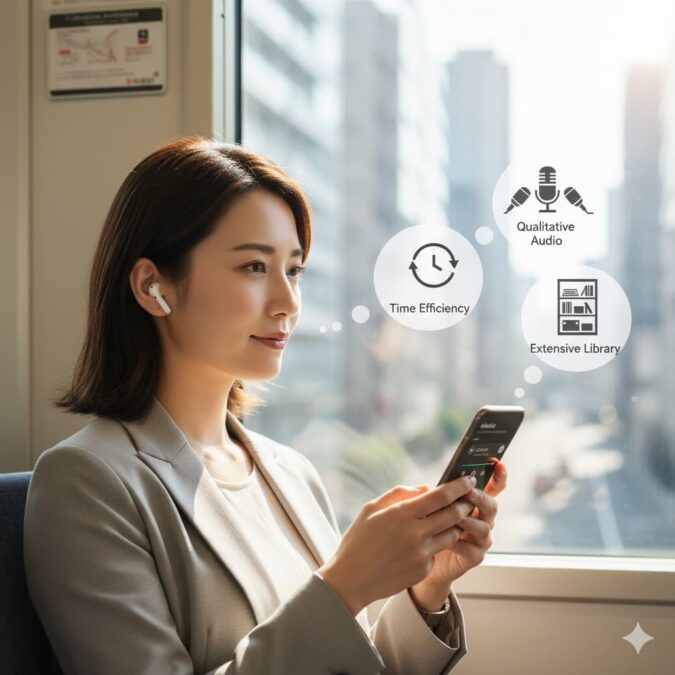 Audibleが英語リスニングに最適な理由