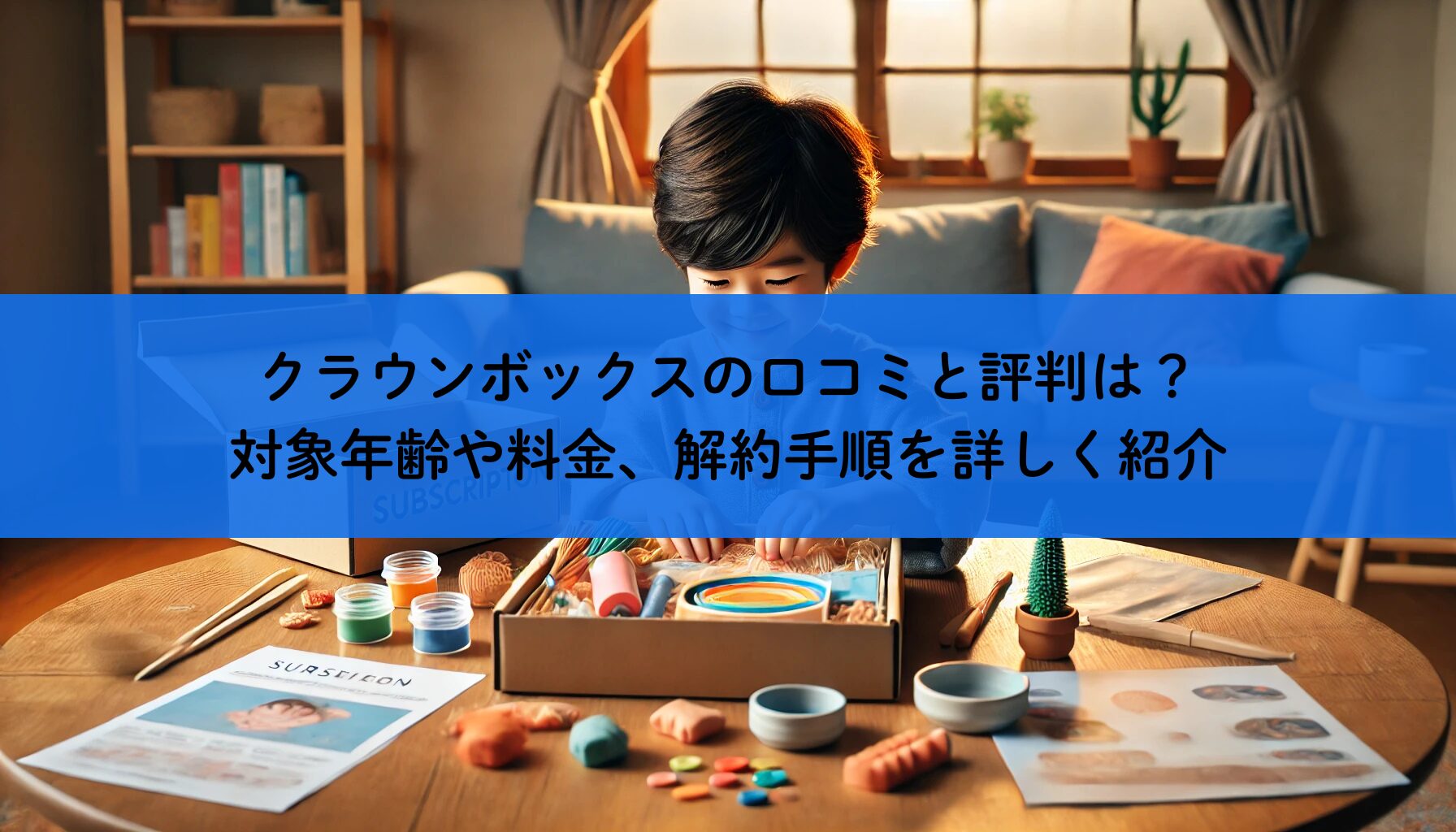 クラウンボックスの口コミと評判は？対象年齢や料金、解約手順を詳しく紹介