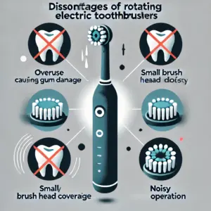 電動歯ブラシの回転式のデメリットは？