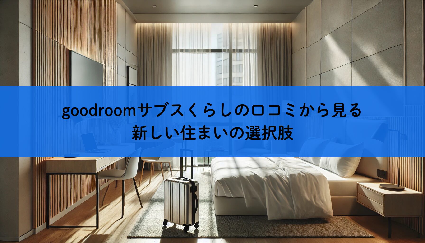 goodroomサブスくらしの口コミから見る新しい住まいの選択肢