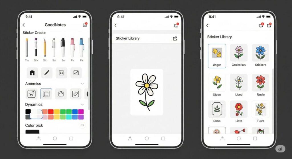 アプリ内で完結するGoodnotes6でのスタンプの作り方
