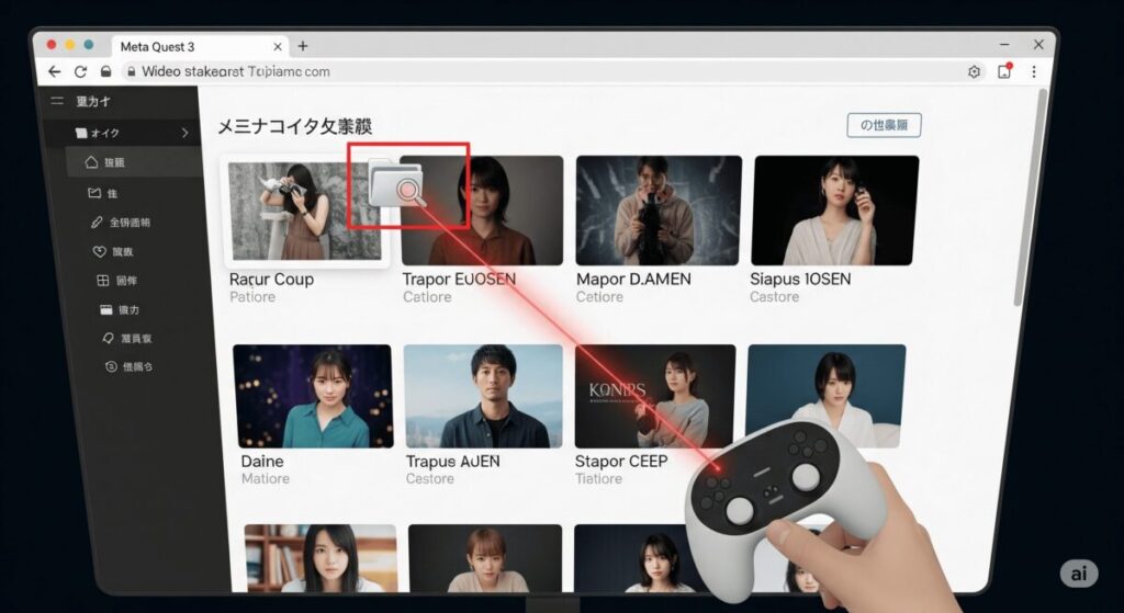 メタクエスト3でU-NEXTのその他を見る方法とは