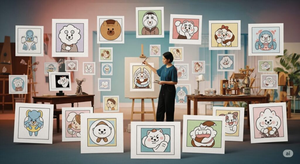 レオナルドAIでLINEスタンプを作る方法