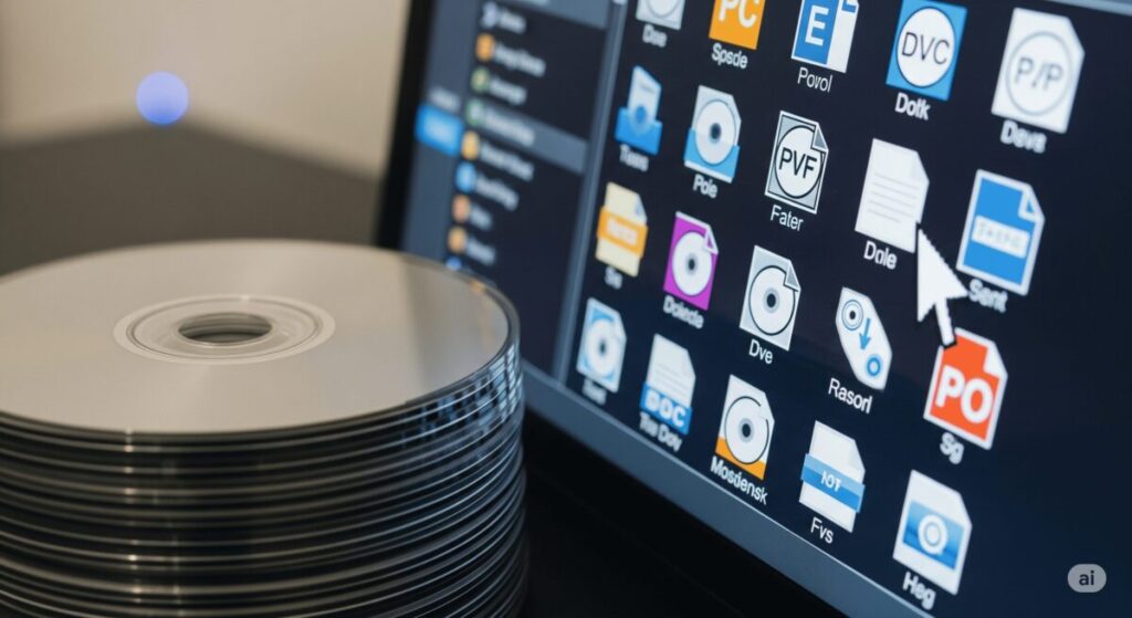 DVDの正しい出力形式とディスクの種類を選ぶ