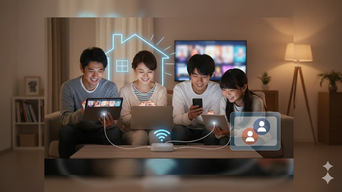 Netflix共有の仕方と注意点｜家族以外との共有は可能？