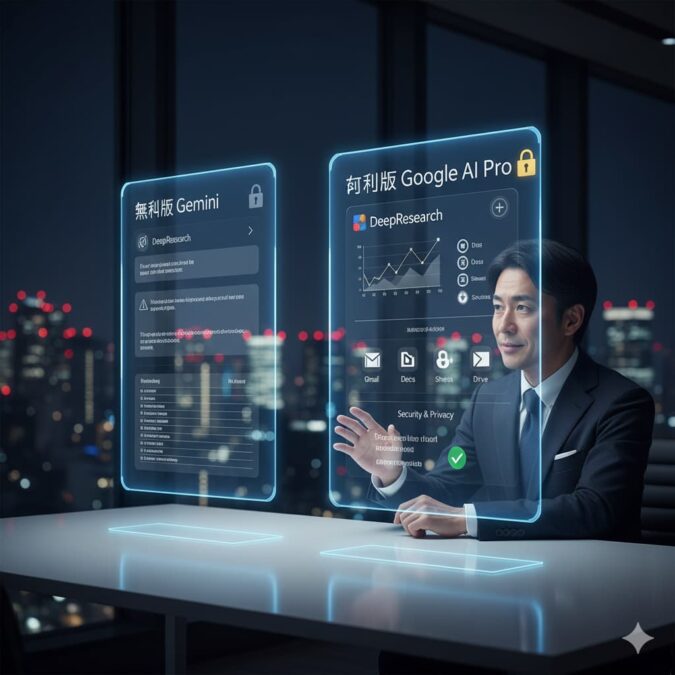無料版と有料版Google AI Proの機能比較