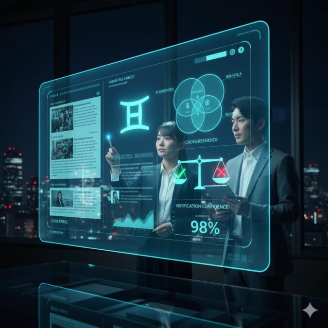 Geminiを使ったファクトチェックと信頼性