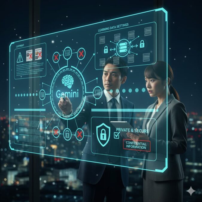 著作権と学習データ設定の注意点