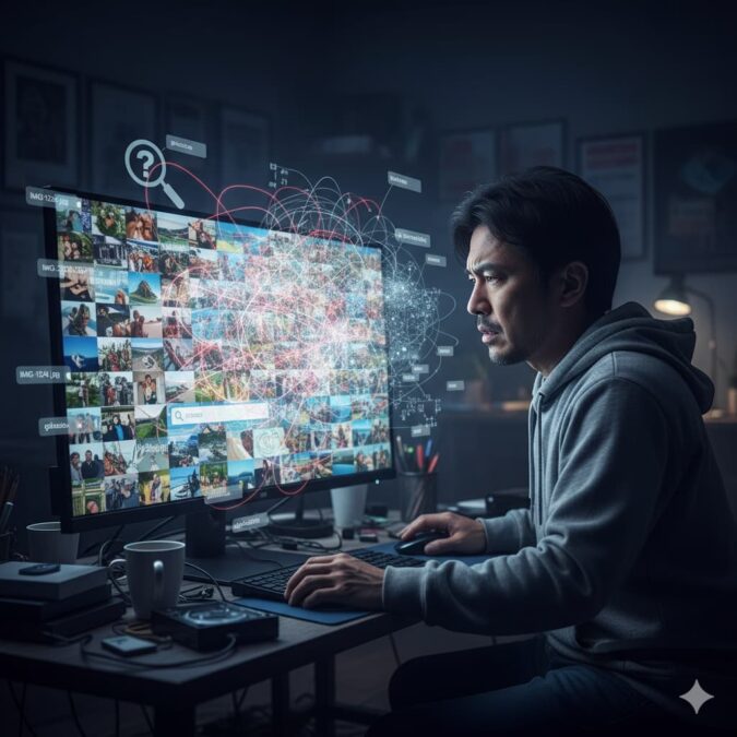 写真の検索と整理が難しい