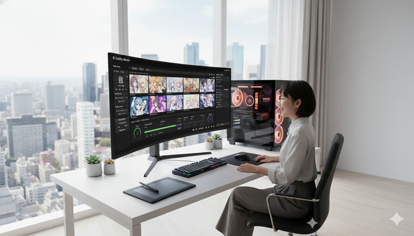 画像生成AIのおすすめローカル環境は？PCスペックや導入方法を解説