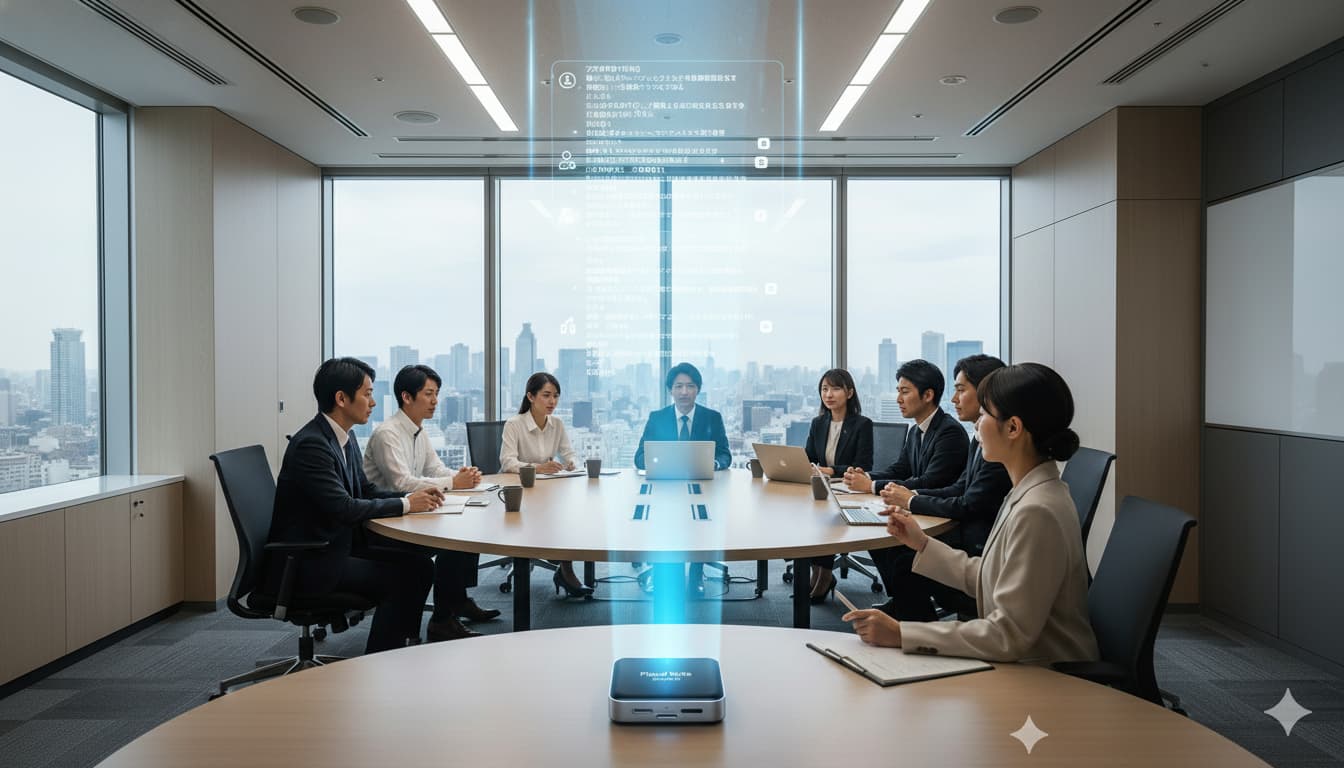 議事録を聞きながら書けない悩みをAIが解決