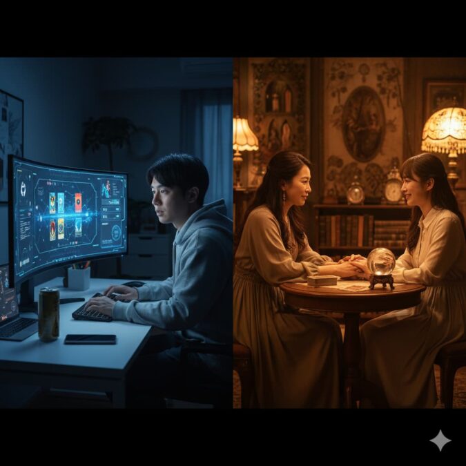 無料で使えるAIと有料占いの違い