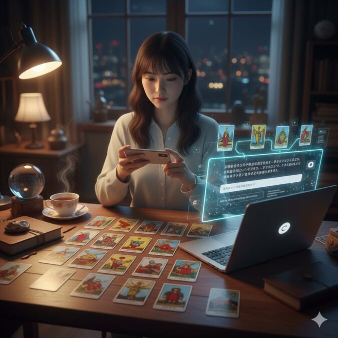 画像認識機能を使った占いの手順