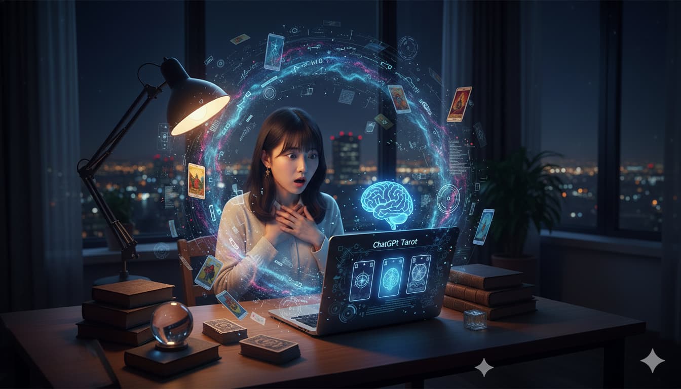 ChatGPTのタロット占いは当たる？怖いほど正確な理由とやり方