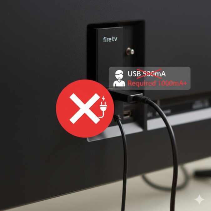 起動しない時は電源不足を疑う