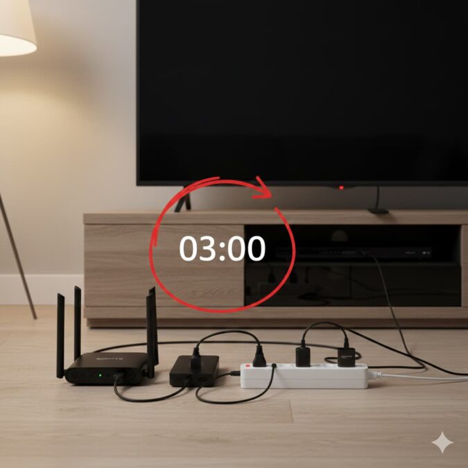 本体再起動とアップデートを実施