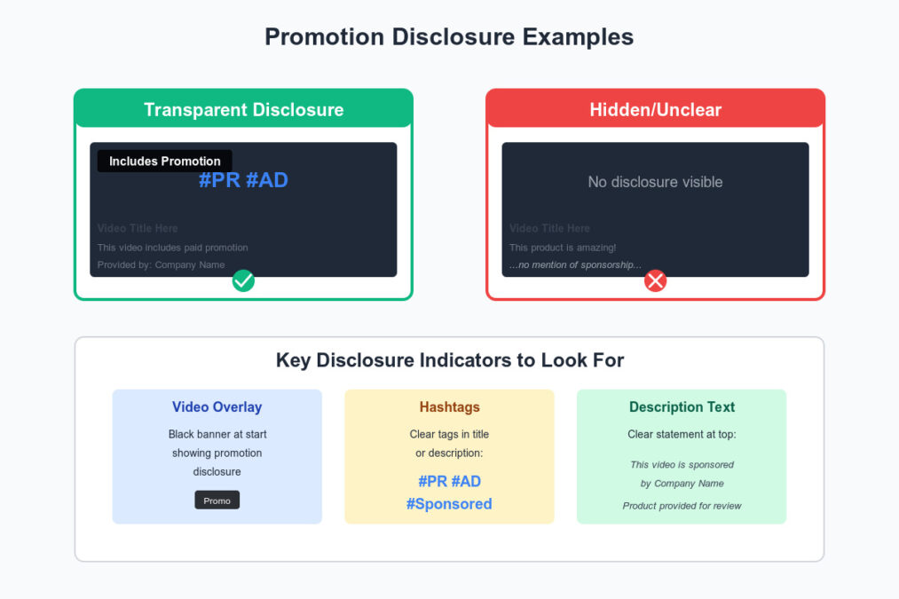 ステマやプロモーション動画の見分け方