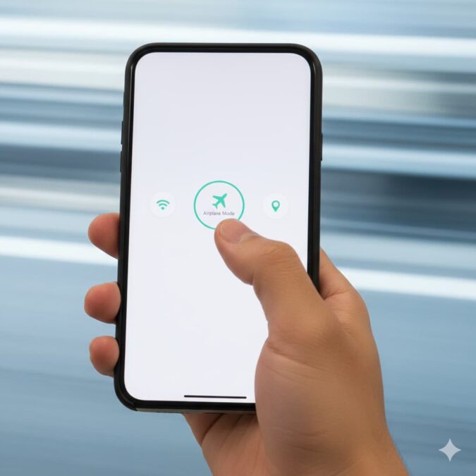 機内モードなど今すぐできる解決策
