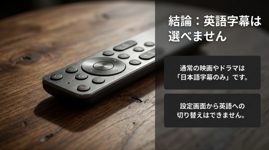 U-NEXTで英語字幕を使えるかと動画視聴で英語を学ぶ方法を解説するスライド